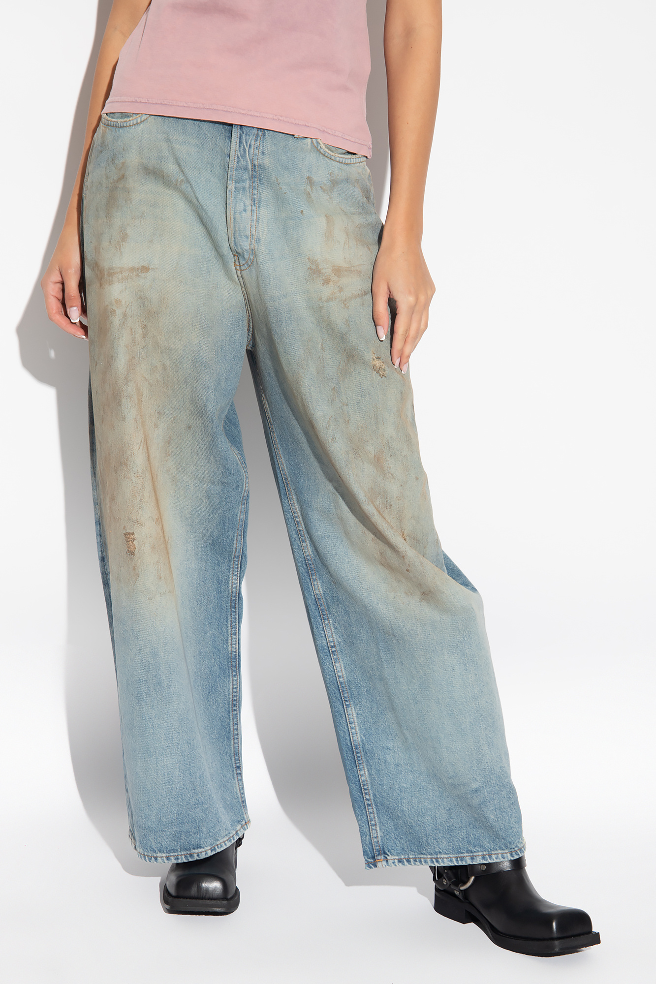 Blue Super baggy jeans Acne Studios - Jeans ROOKLYN blu